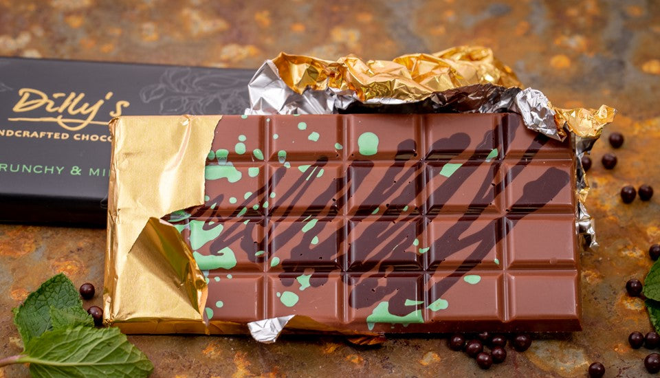 Crunchy & Minty Bar Dilly's Chocolates